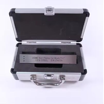 ASME Non-Piping Cal Block T=1 Inch ASME TYPE 1018 Steel Calibration Block For UT Shear Wave (1 Inch Thickness)