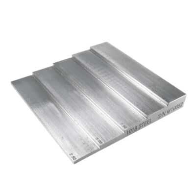 5-Step 1018 Steel UT Calibration Block Step Thickness 2.5-5-7.5-10-12.5mm Special Width 100mm