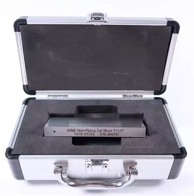 ASME Niet-Pijp Kalibratieblok T=1/2 Inch ASME TYPE 1018 Staal Kalibratieblok Voor UT Schuifgolf (1/2 Inch Dikte)