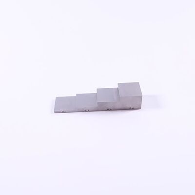 4-staps ultrasone kalibratieblok met diktes van 0,1-0,2-0,4-0,6 inch in 1018 staal voor ultrasoon testen