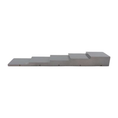 5-staps ultrasoon kalibratieblok met diktes van 2-4-6-8-10 MM en diverse materialen