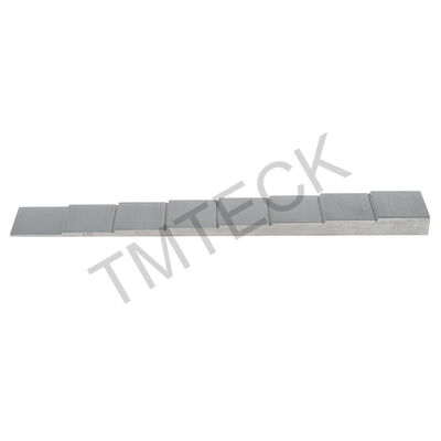 7075 aluminium staal 8-staps kalibratieblok met 1-2-3-4-5-6-7-8 mm dikte voor ultrasoon testen