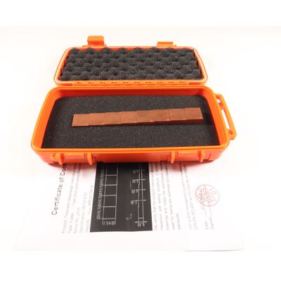 8­Step Dikte 1-2-3-4-5-6-7-8MM Ultrasone test Kalibratie Referentieblok Koperlegering