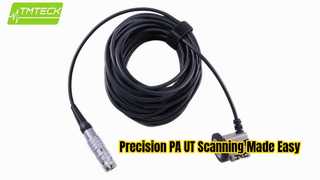 TMTeck universele miniwiel-encoder, compatibel met Olympus NDT standaard PA-wiggen voor Phased Array
